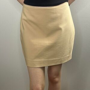 Express Mini Skirt Size 0 Nude Tan Business Casual NEW